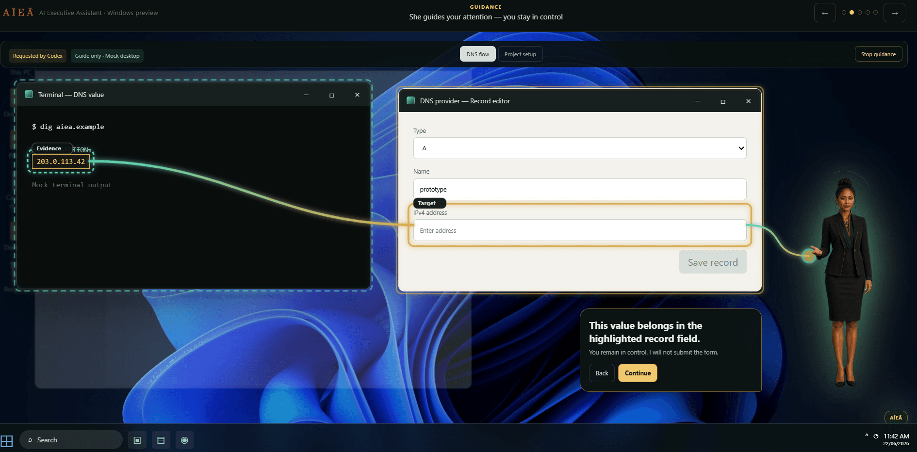 AĪEĀ — AI Executive Assistant screenshot